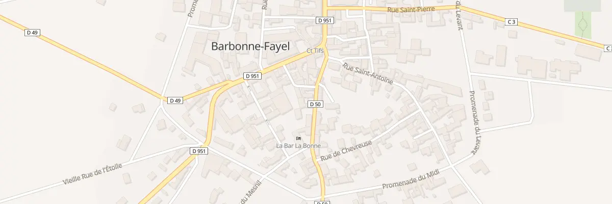 Plan du 8 Rue de Fontaine-denis à Barbonne-Fayel