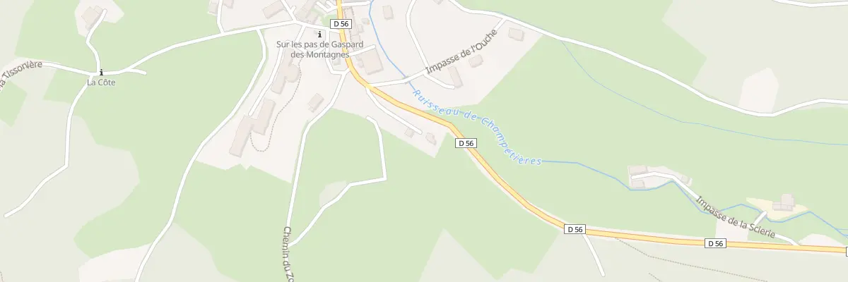 Plan du 5052 Le Bourg à Champétières