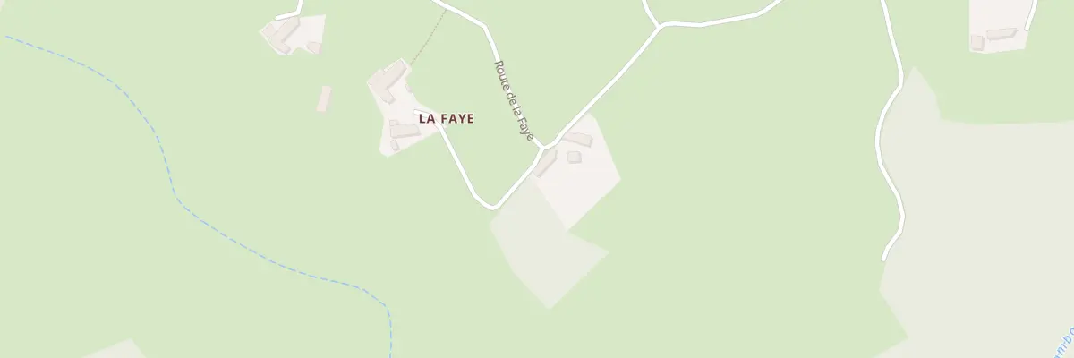 Plan du 5060 La Faye à Bertignat