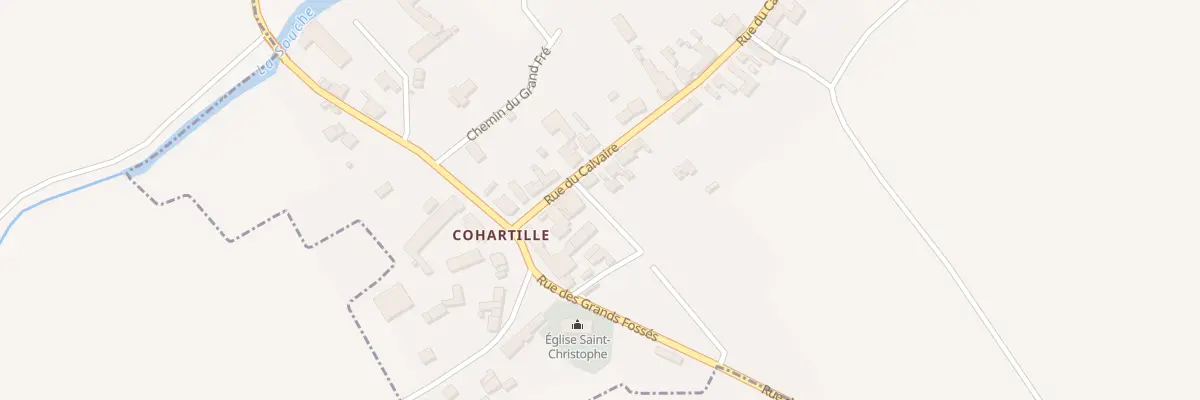 Plan du 4 Rue du Calvaire à Froidmont-Cohartille