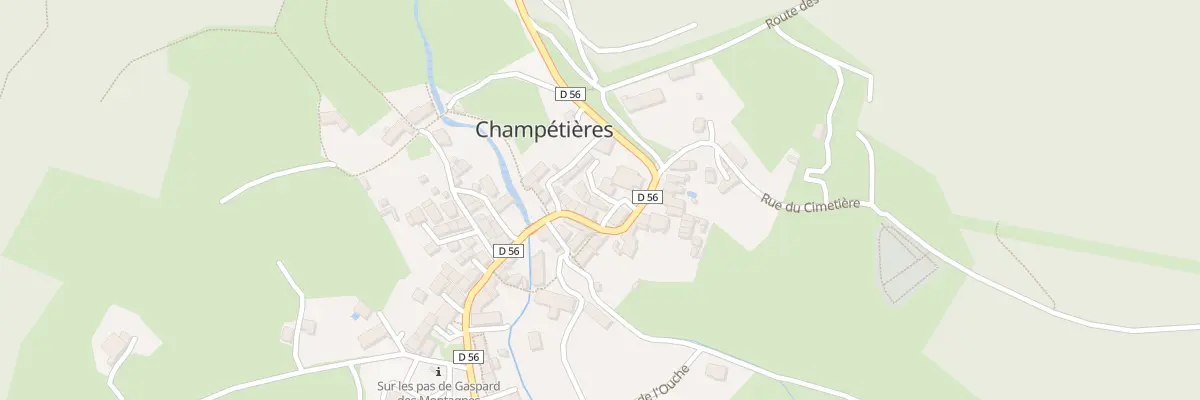 Plan du 5281 Le Bourg à Champétières
