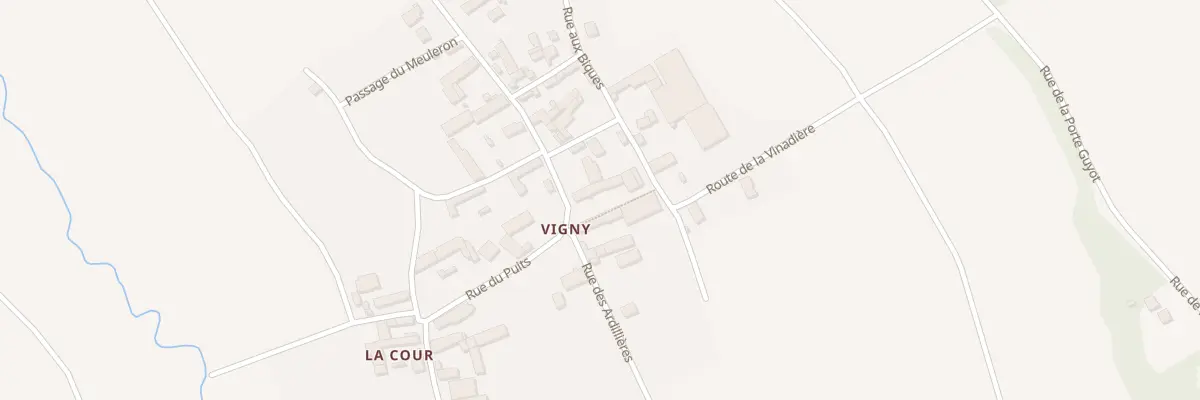 Plan du 6 Rue des Ardillieres à Venizy