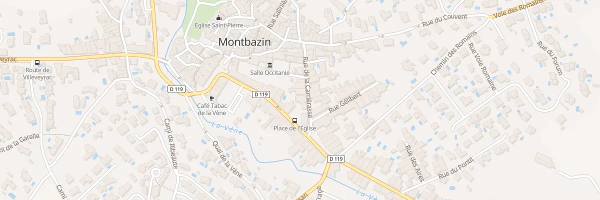 Plan du 18 Rue de la Carrierasse à Montbazin