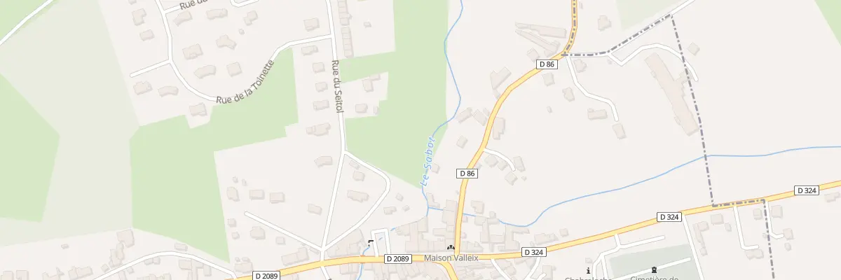 Plan du 9001 Rue du Seitol à Chabreloche