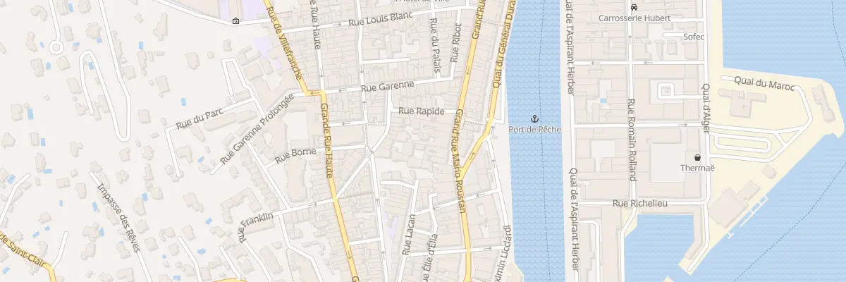 Plan du 66 Grand Rue Mario Roustan à Sète