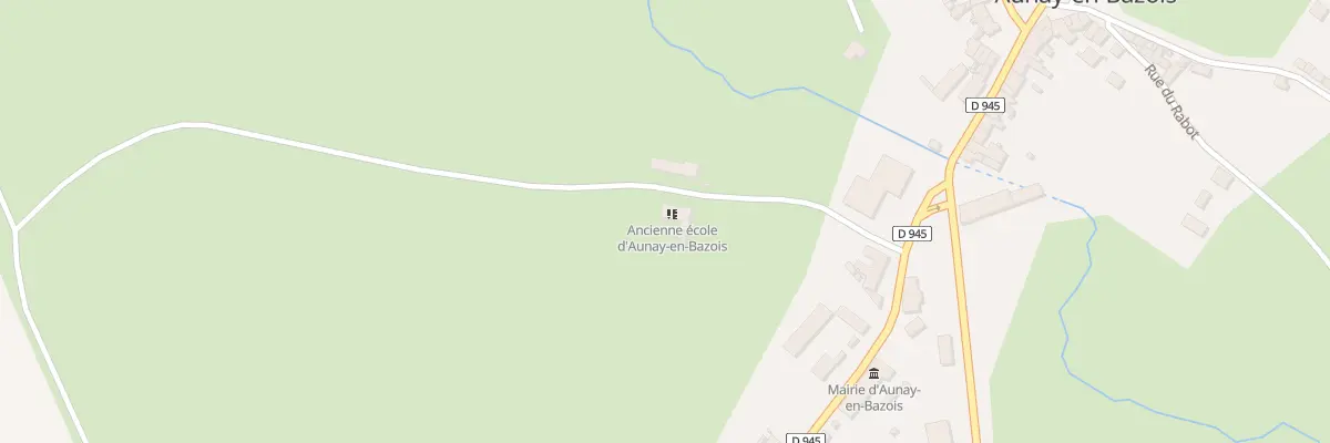 Plan du 191 Rue des Écoliers à Aunay-en-Bazois