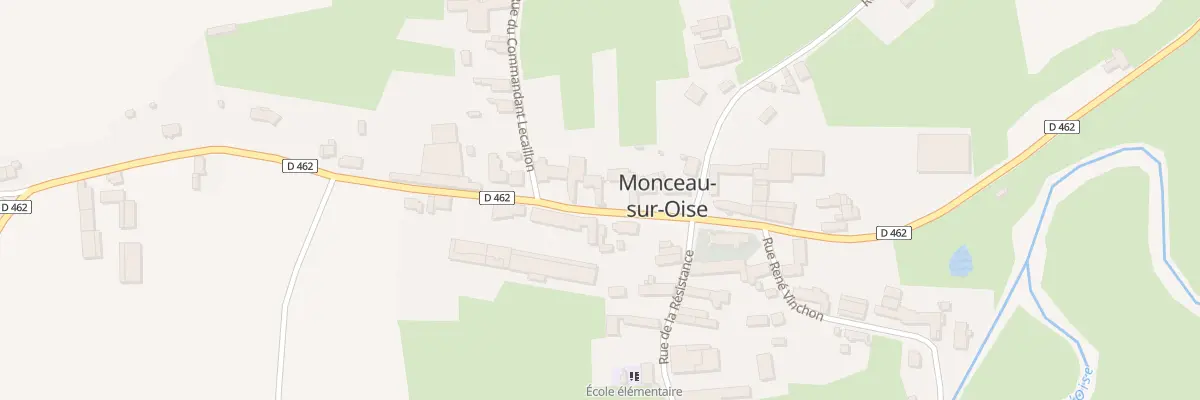 Plan du 21B Rue du Gen de Gaulle à Monceau-sur-Oise