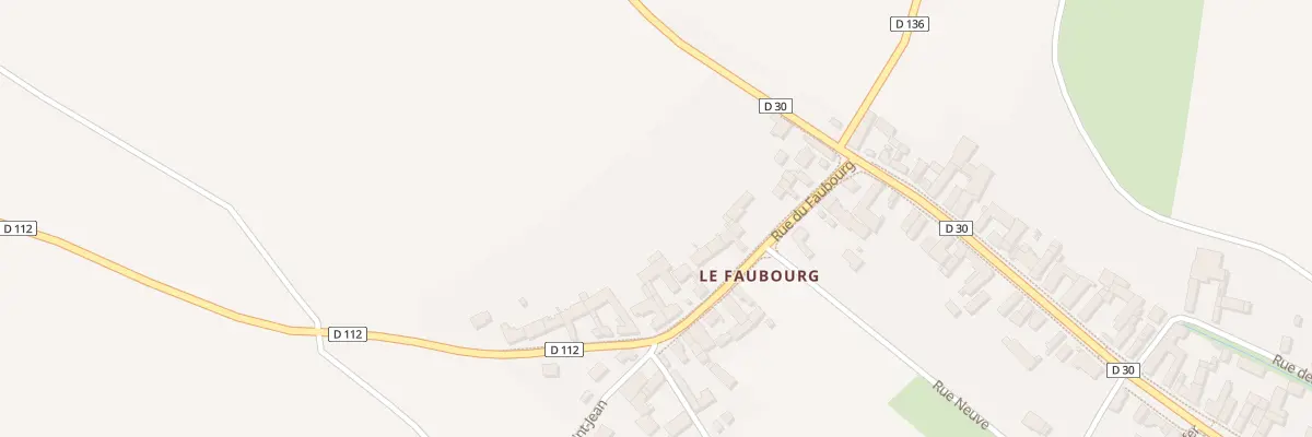 Plan du 19 Petite Rue du Faubourg à Chailley