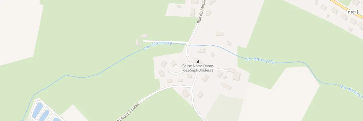 Plan du 52 Rue du Moulin à Villereau
