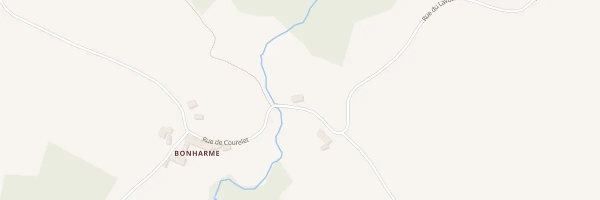 Plan du 5001 Moulin de Bonharme à Monlet