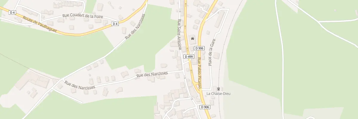 Plan du 24 Rue Saint Antoine à La Chaise-Dieu