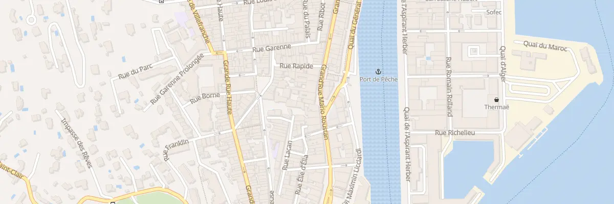 Plan du 72 Grand Rue Mario Roustan à Sète