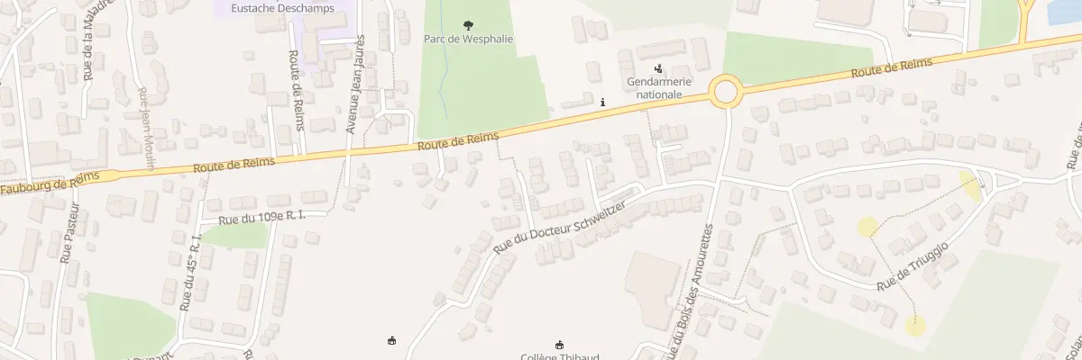 Plan du 54 Rue du Docteur Schweitzer à Fismes
