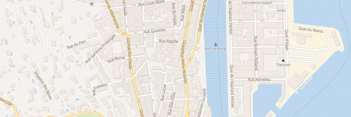 Plan du 70 Grand Rue Mario Roustan à Sète