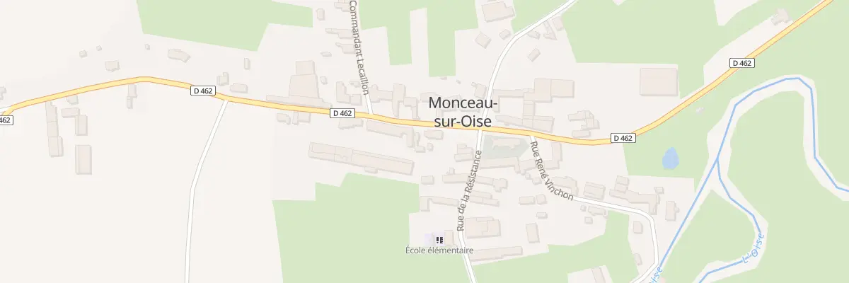 Plan du 10 Rue du Gen de Gaulle à Monceau-sur-Oise
