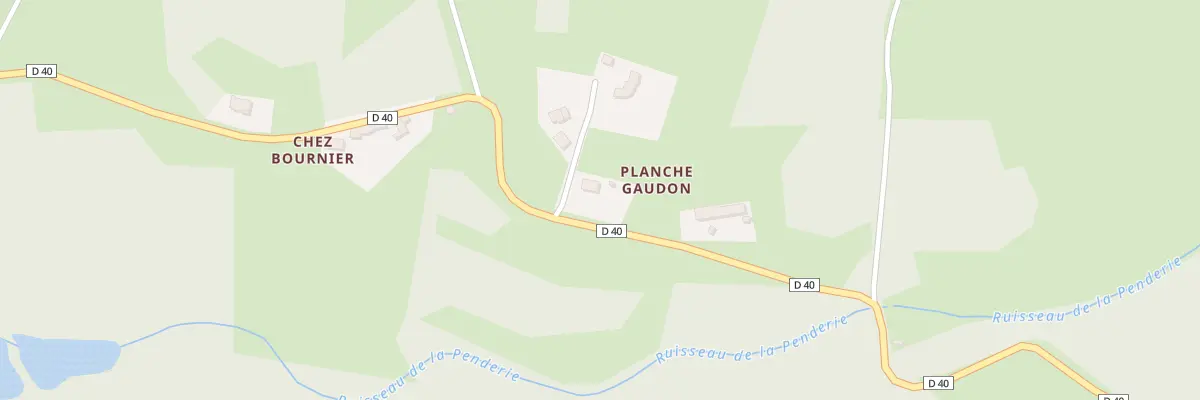 Plan du 5697 Planche Gaudon à Marat