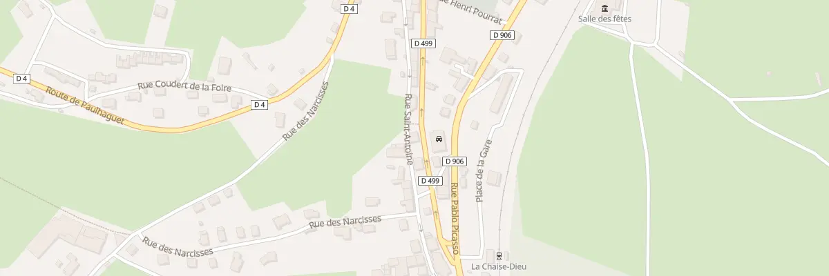 Plan du 48 Av de la Gare à La Chaise-Dieu