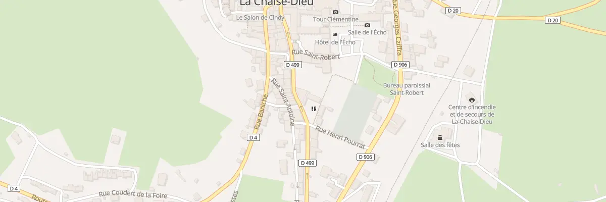 Plan du 11 Av de la Gare à La Chaise-Dieu