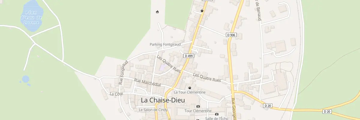 Plan du 5215 Rue St Martin à La Chaise-Dieu