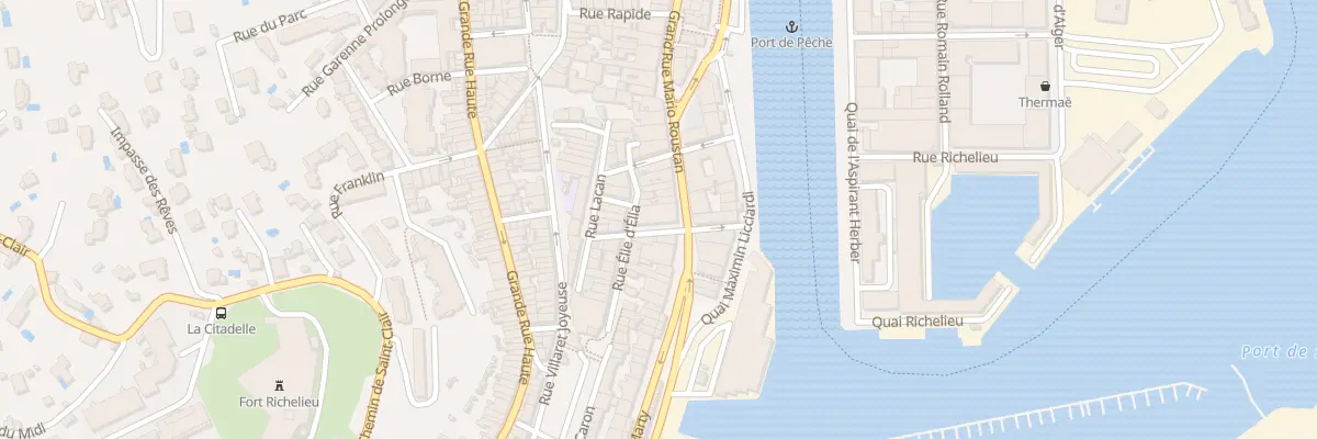 Plan du 94 Grand Rue Mario Roustan à Sète