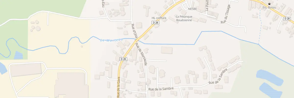 Plan du 1 Rue de Marsaude à Boué