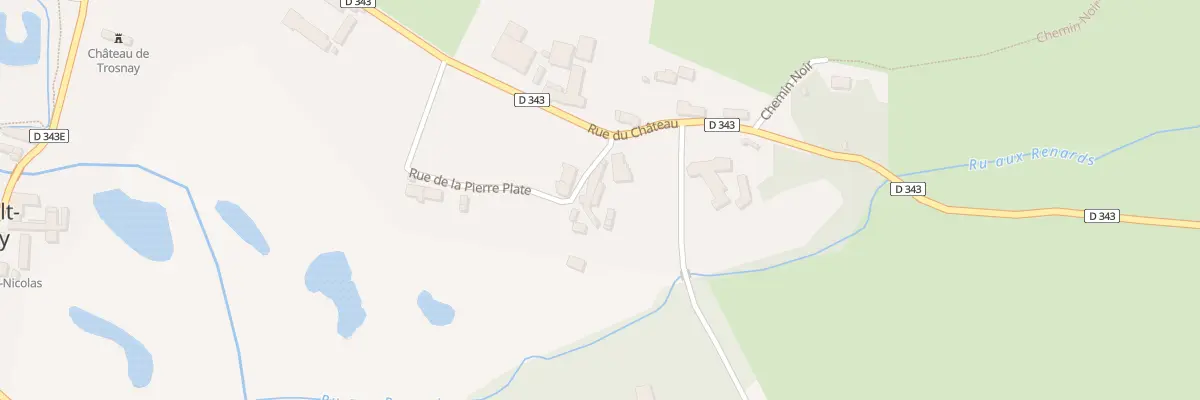 Plan du 5 Rue de la Pierre Plate au Thoult-Trosnay