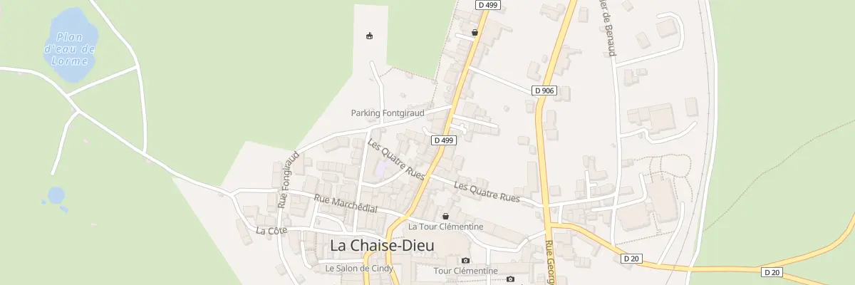 Plan du 5216 Rue St Martin à La Chaise-Dieu
