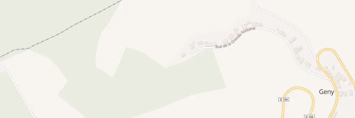 Plan du 36 Rue de la Grande Fontaine à Cuissy-et-Geny