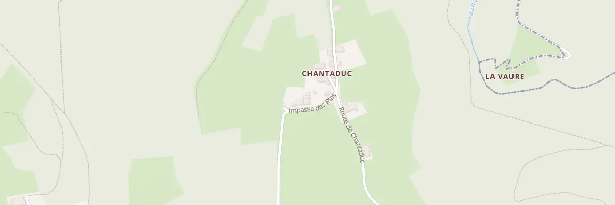 Plan du 5338 Chantaduc à Saint-Ferréol-des-Côtes