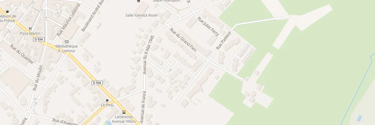Plan du 19 Rue Anatole France à Landrecies