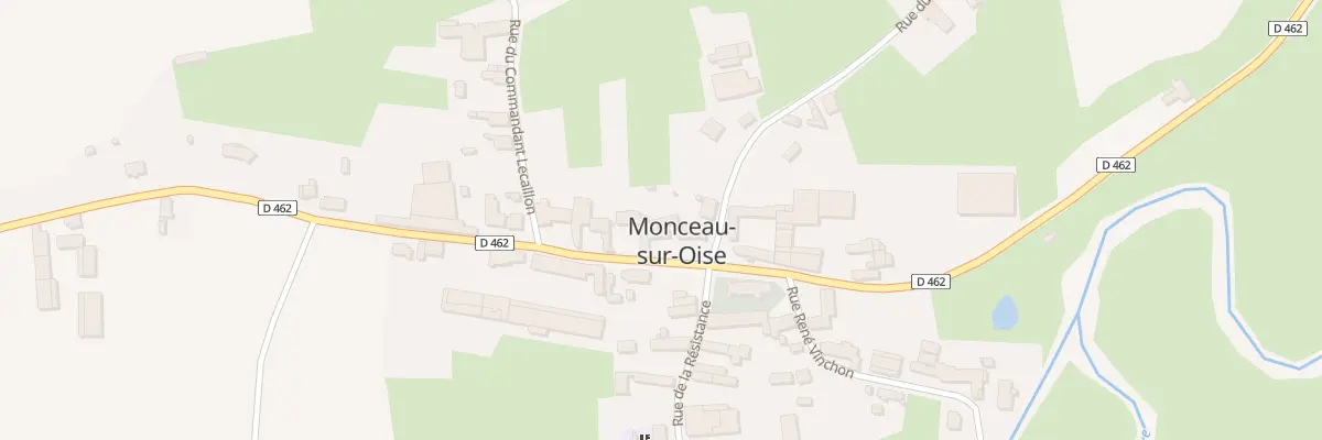 Plan du 25 Rue du Gen de Gaulle à Monceau-sur-Oise