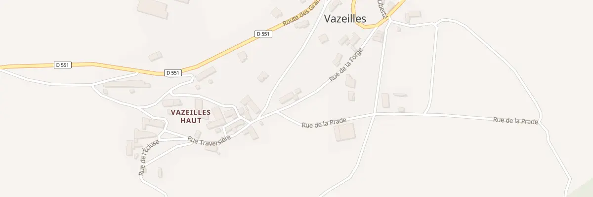 Plan du 8 Rue de la Forge à Vazeilles-Limandre