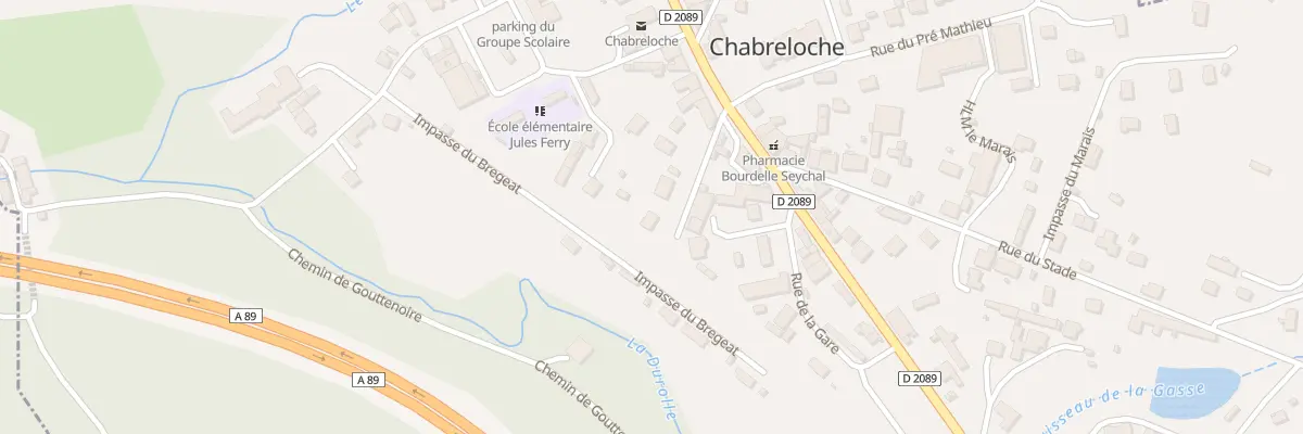 Plan du 94 Imp du Fort Mallet à Chabreloche