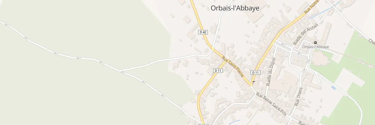 Plan du 1 Sen du Clos Georges à Orbais-l’Abbaye