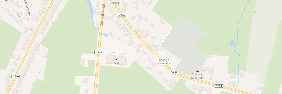 Plan du 15 Rue du Faubourg de France à Landrecies