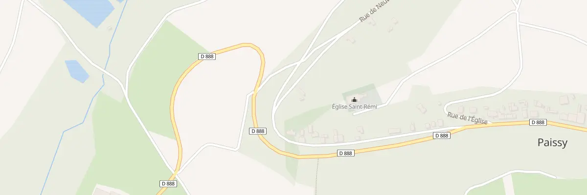 Plan du 20 Rue de Neuville à Paissy