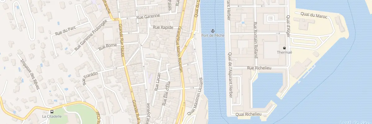 Plan du 79 Rue Grand Rue Mario Roustan à Sète