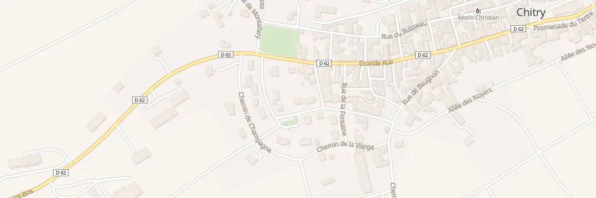 Plan du 7 Rue de Beauregard à Chitry