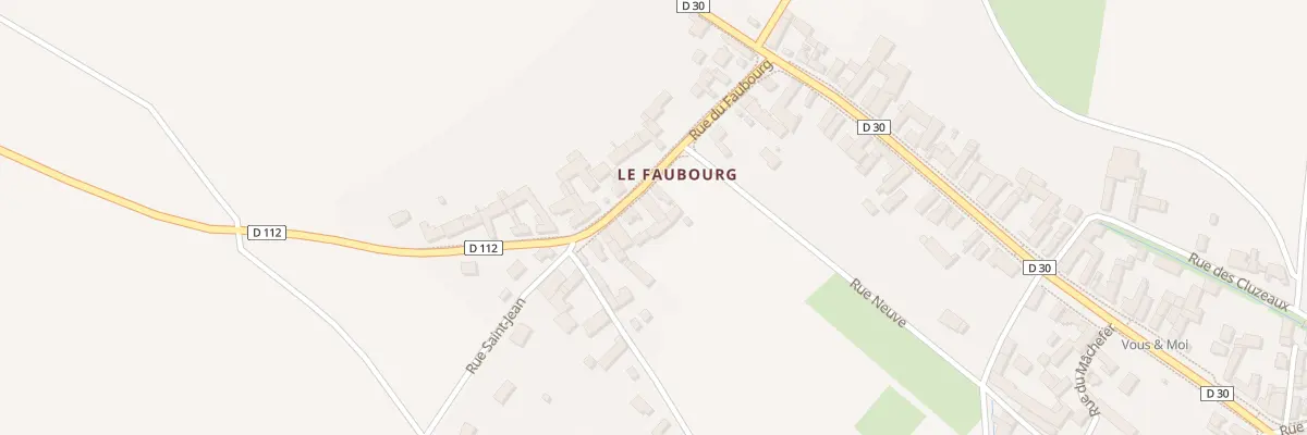 Plan du 12 Ptr Petite Rue du Faubourg à Chailley