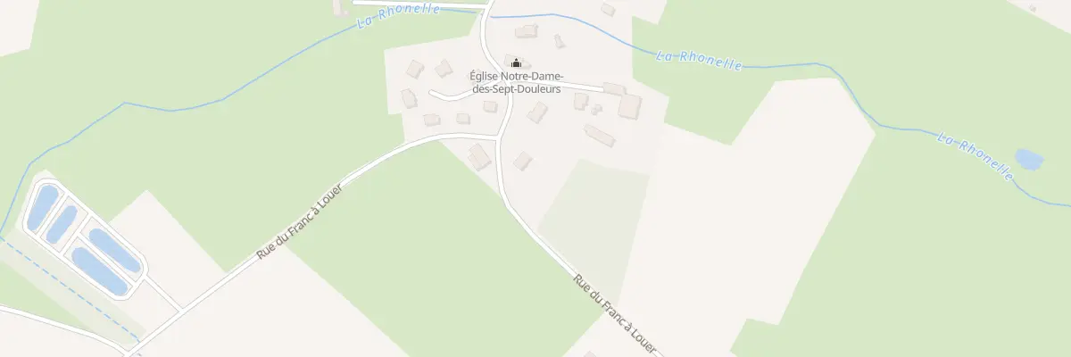 Plan du 47 Rue du Moulin à Villereau