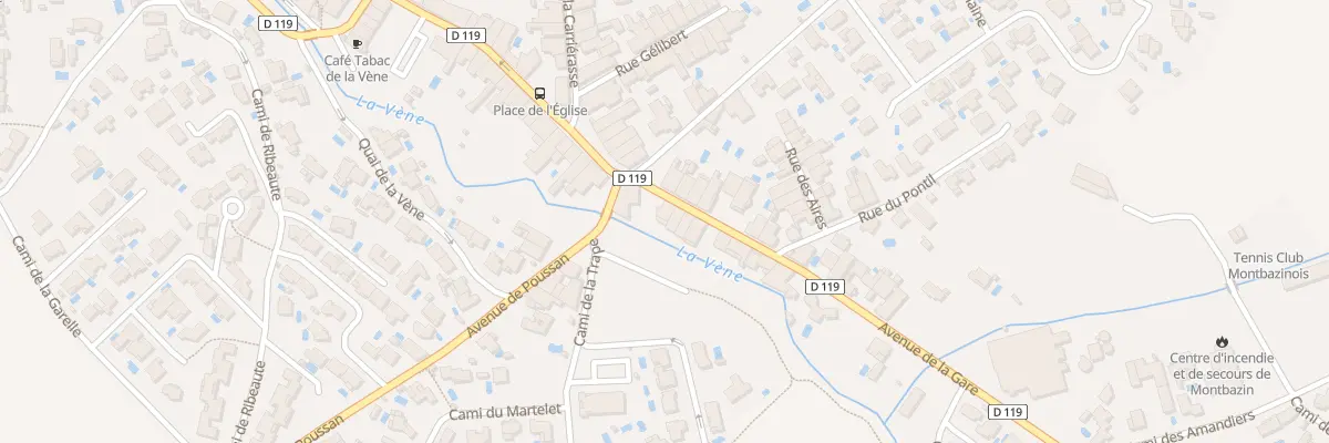 Plan du 40 Av de la Gare à Montbazin