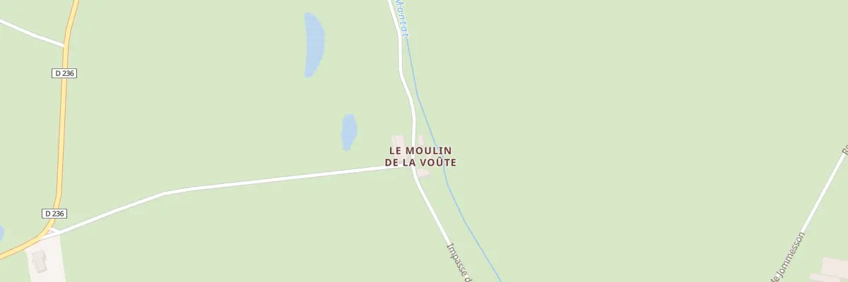 Plan du 5435 Le Moulin de la Voute à Beaulon