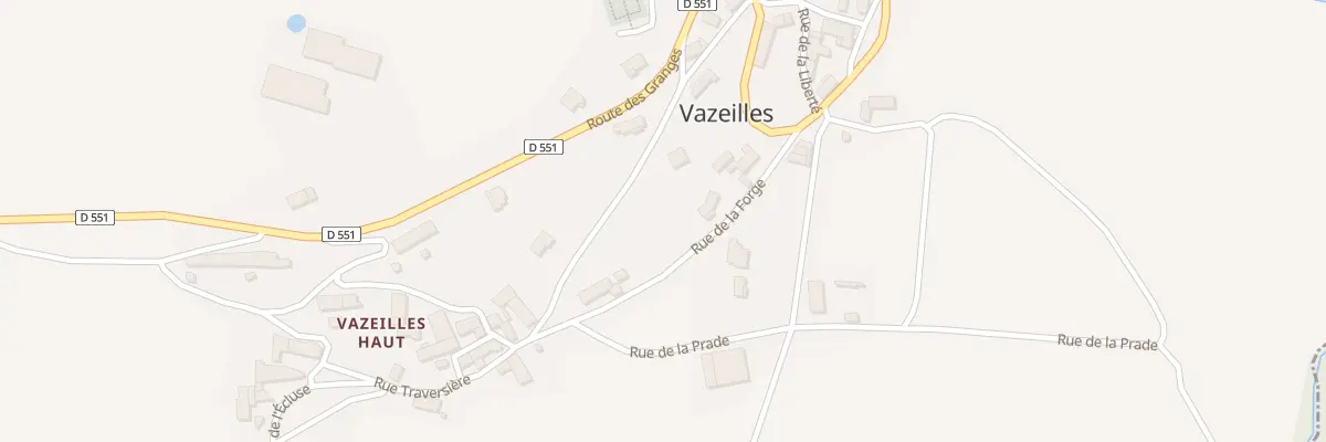 Plan du 7 Rue du Sabotier à Vazeilles-Limandre