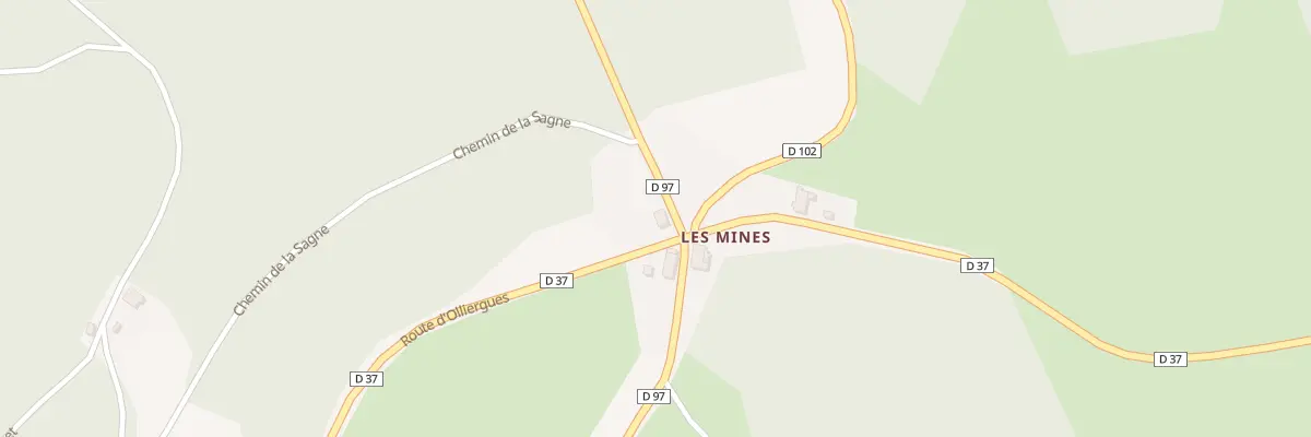 Plan du 5005 Les Mines Nord au Brugeron