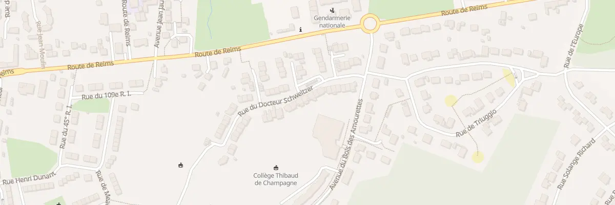 Plan du 19 Rue du Docteur Schweitzer à Fismes