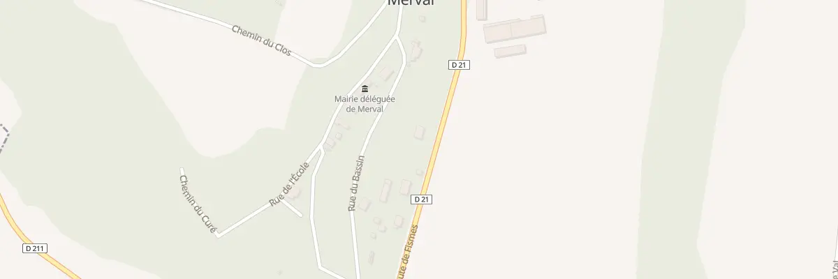 Plan du 5 Rte de Fismes Merval aux Septvallons