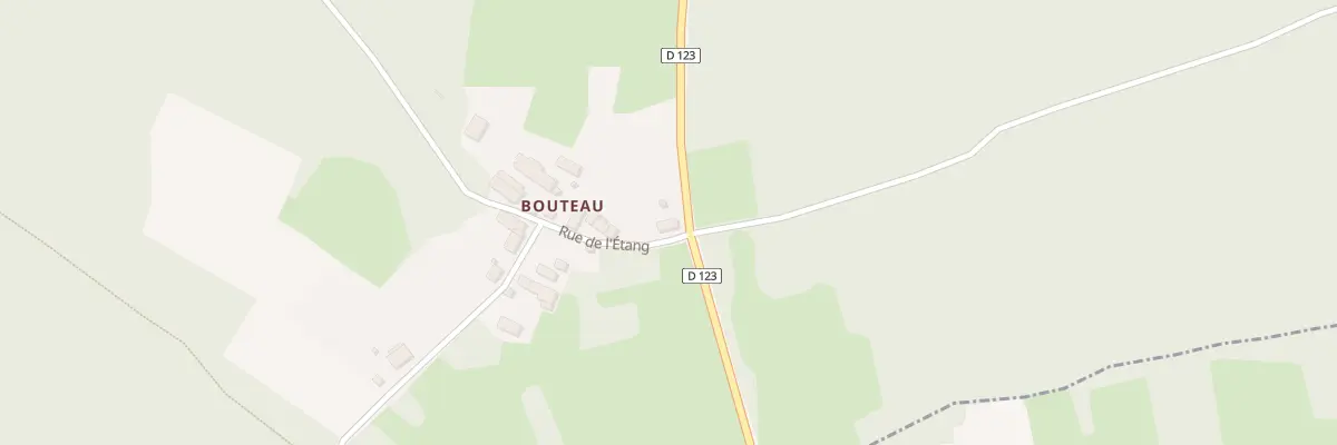 Plan du 2 Rue de l’Etang à Brosses