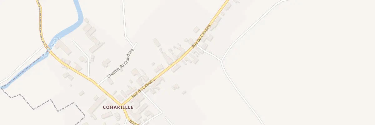 Plan du 14 Rue du Calvaire à Froidmont-Cohartille