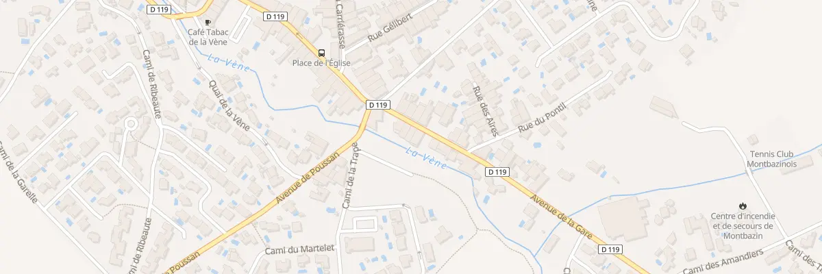 Plan du 60 Av de la Gare à Montbazin