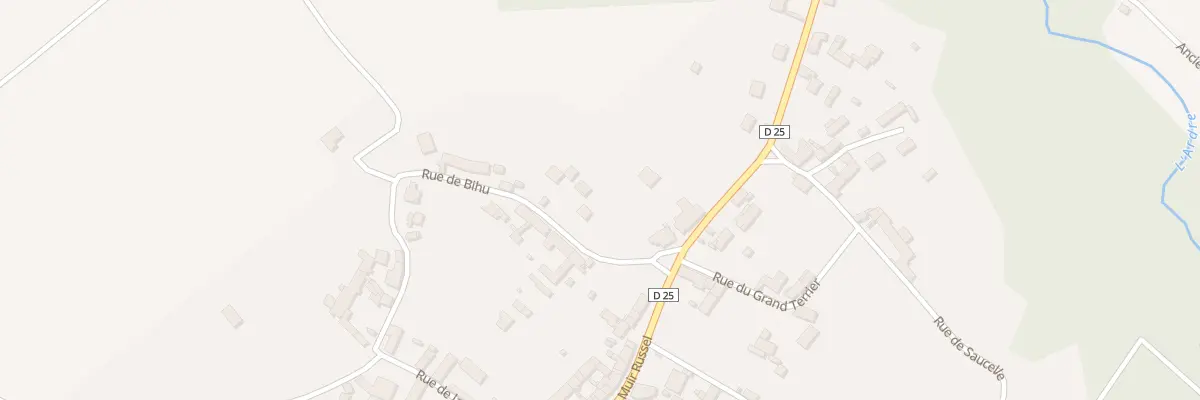 Plan du 2B Rue de Bihu à Courville